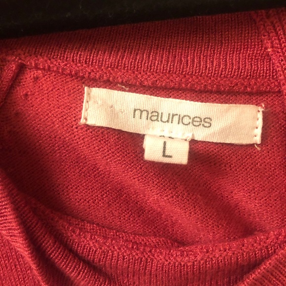 Maurices Cranberry Sweater - Picture 6 of 6
